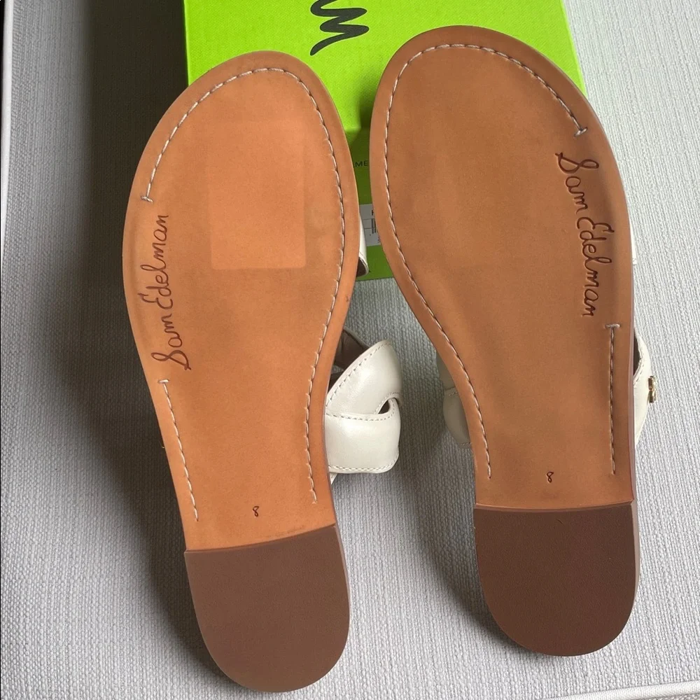 Sam Edelman Hellen Slide Sandal - MODERN IVORY, Size 8 M